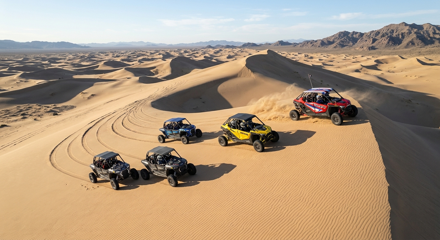 1000cc Polaris RZR Group Convoy & Deep Desert Buggy Safari Dubai